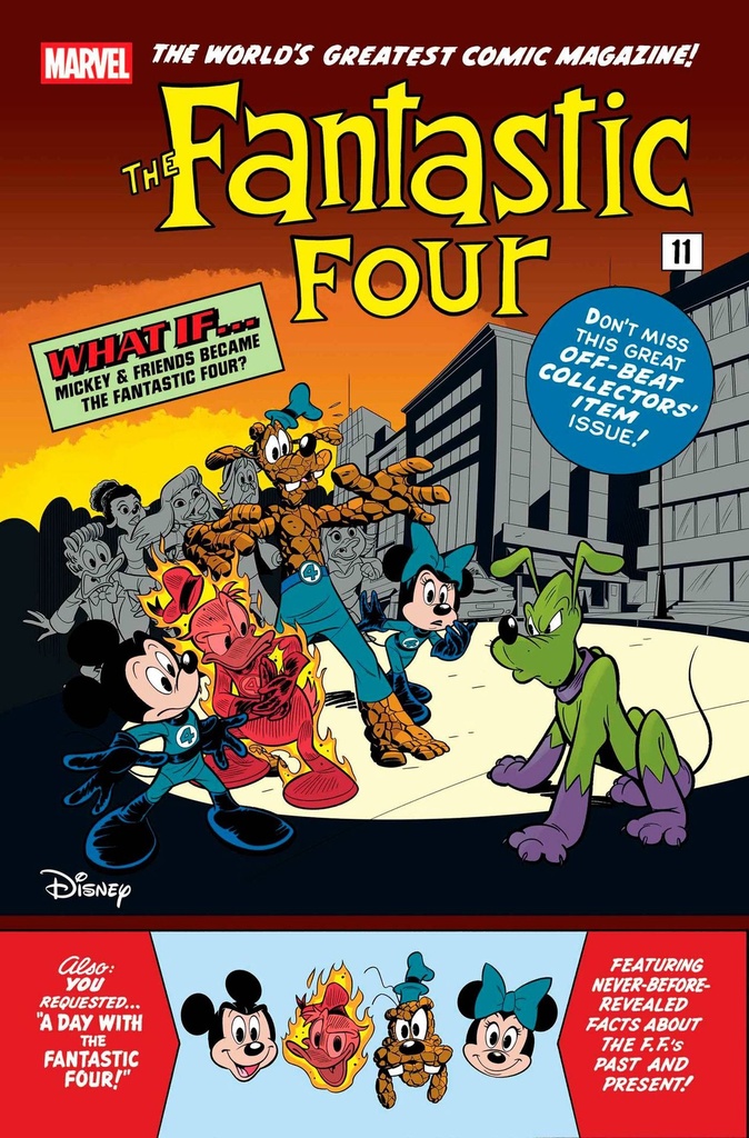 Fantastic Four #32 (Emilio Urbano Disney What If Fantastic Four Homage Variant)