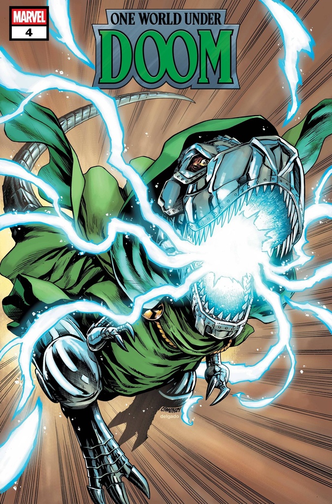 One World Under Doom #4 of 9 (Cory Smith Doomasaur Variant)