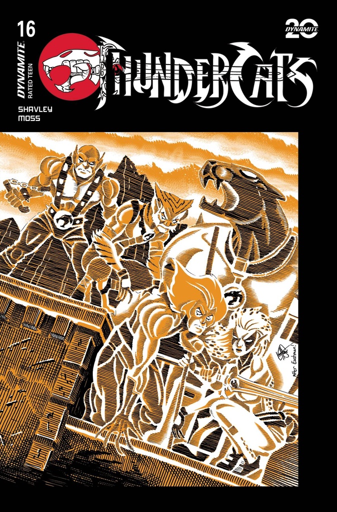 Thundercats #16 (Cover G Ken Haeser TMNT Homage Variant)