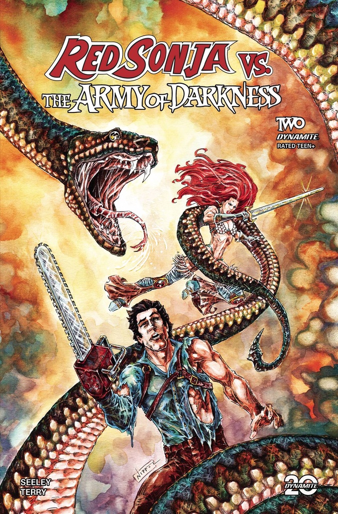 Red Sonja vs. The Army of Darkness #2 (Cover D Nikkol Jelenic)