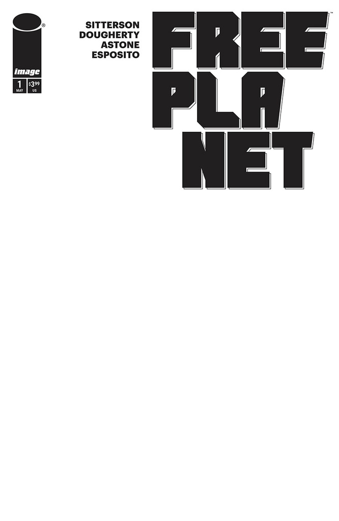 Free Planet #1 (Cover C Blank Sketch Variant)