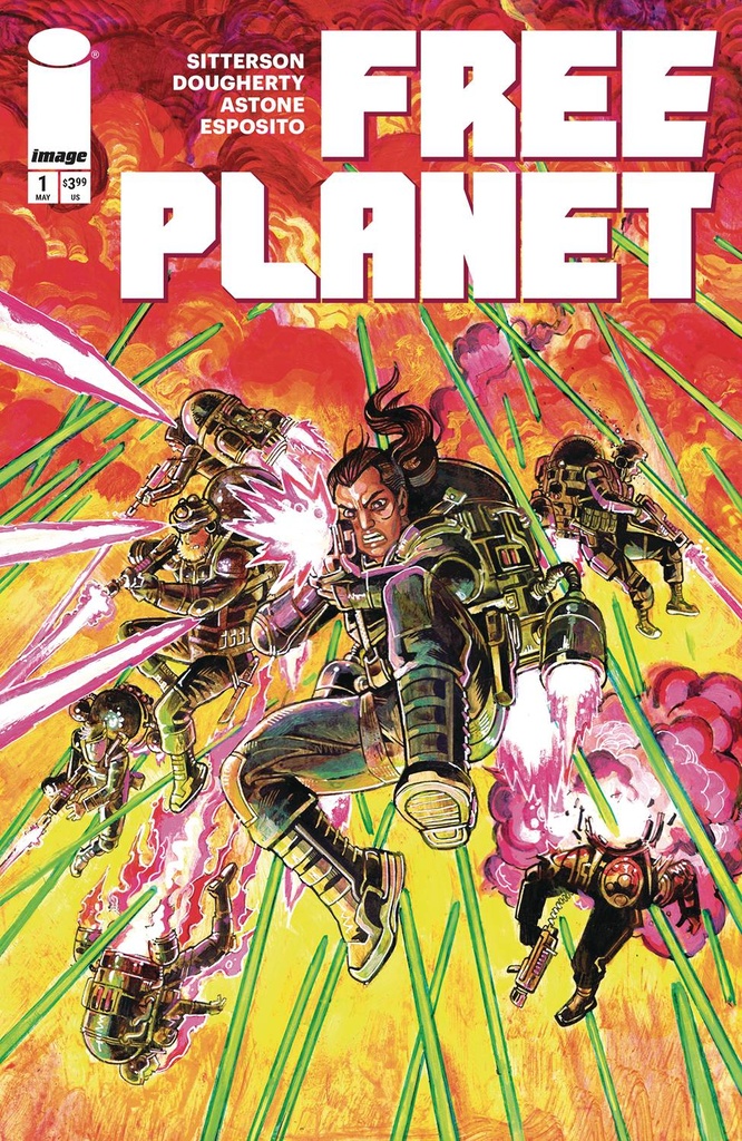 Free Planet #1 (Cover B Jed Dougherty Action Variant)