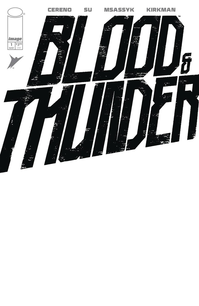 Blood & Thunder #1 (Cover F Blank Sketch Variant)