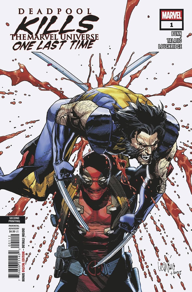 Deadpool Kills the Marvel Universe One Last Time #1 of 5 (Leinil Yu 2nd Printing)