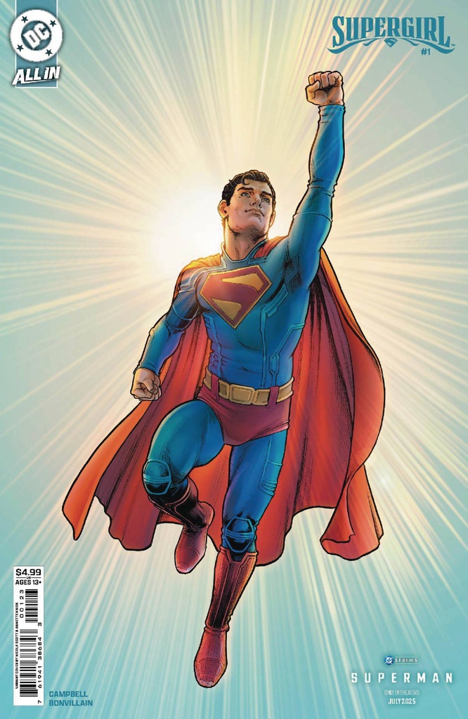 Supergirl #1 (Cover I Nicola Scott Superman Movie Card Stock Variant)