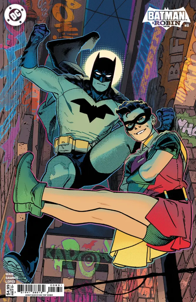 Batman and Robin: Year One #8 of 12 (Cover C Evan Doc Shanner Card Stock Variant)