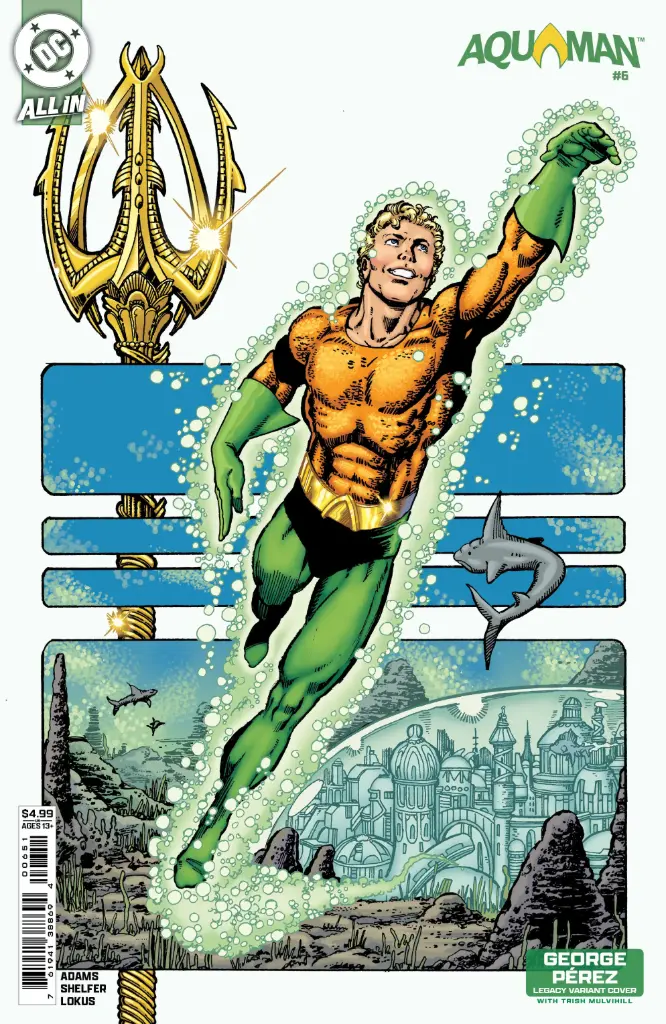 Aquaman #6 (Cover D George Perez Legacy Card Stock Variant)
