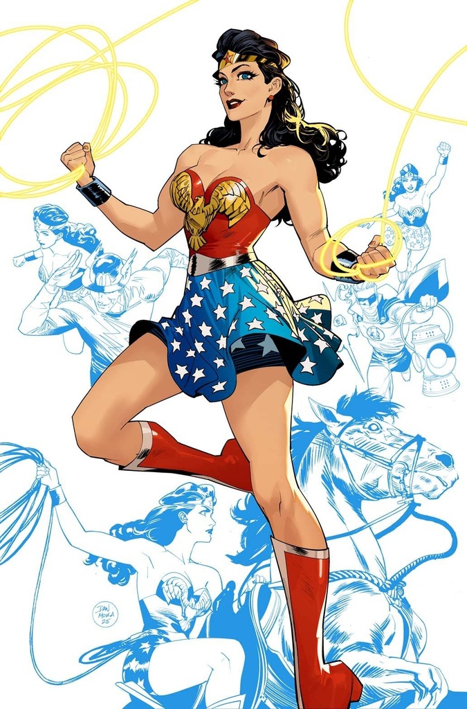 New History of the DC Universe #1 of 4 (Cover B Dan Mora Card Stock Variant)