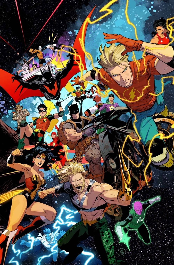 Justice League Unlimited #8 (Cover A Dan Mora Connecting Variant)