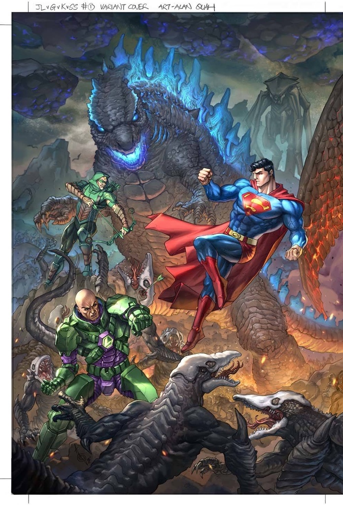 Justice League vs. Godzilla vs. Kong 2 #1 of 7 (Cover C Alan Quah Card Stock Variant)
