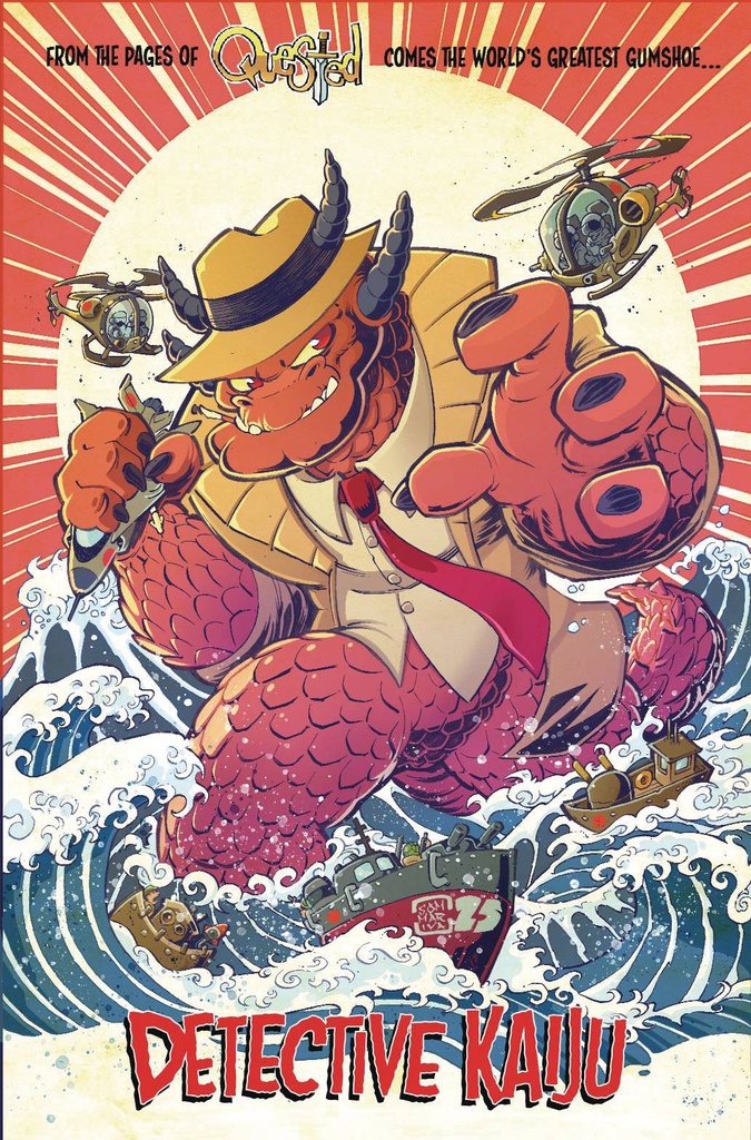 Detective Kaiju #1 of 4 (Cover D Jon Sommariva)