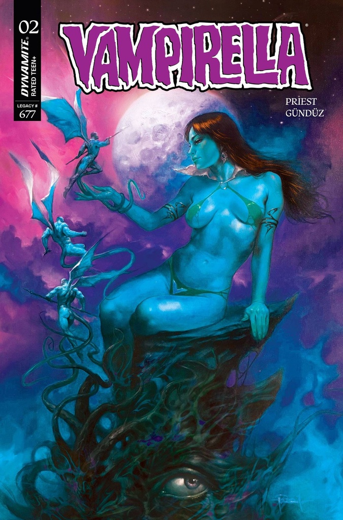 Vampirella #2 (Cover Z Lucio Parrillo Ultraviolet Variant)