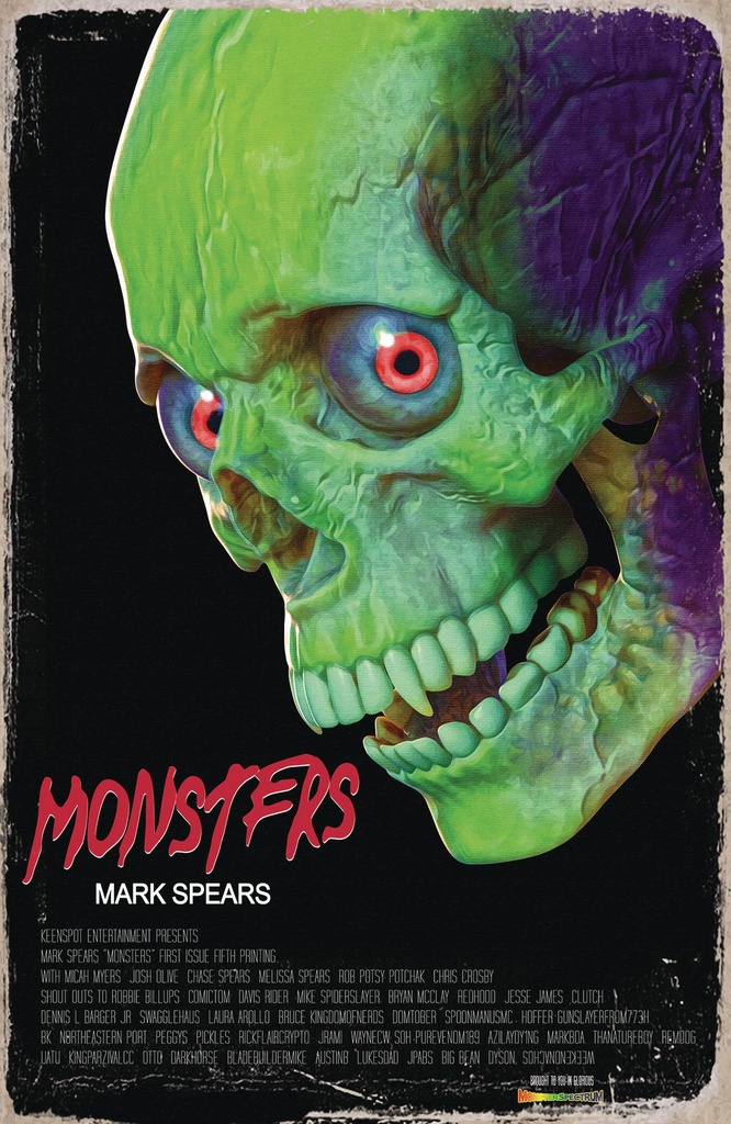 Mark Spears Monsters #1 (5th Printing 1:20 Evil Dead Homage Variant)
