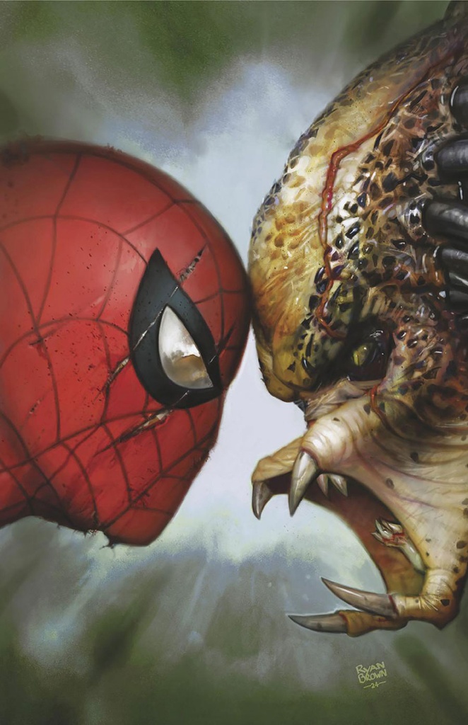 Predator vs. Spider-Man #1 of 4 (2nd Printing 1:25 Ryan Brown Virgin Variant)
