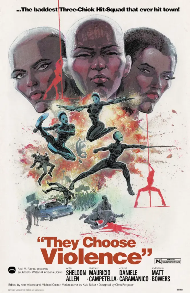 They Choose Violence #1 (Cover B Kyle Baker)