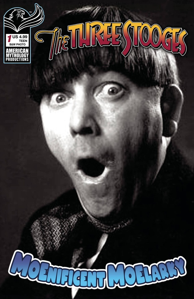 Three Stooges: Moenificent Moelarky #1 (Cover C B&W Photo Variant)