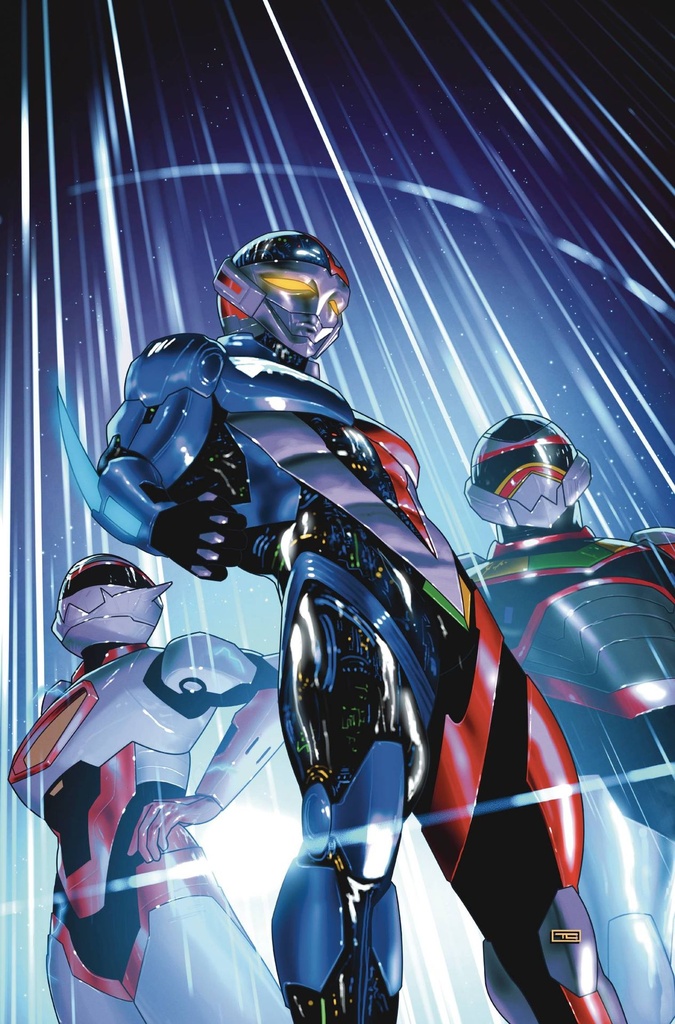 VR Troopers #1 (Cover E Taurin Clarke Foil Virgin Variant)