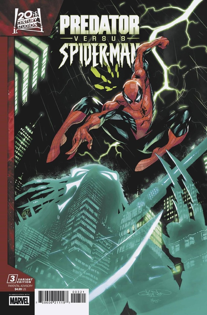 Predator vs. Spider-Man #3 of 4 (Patrick Gleason Variant)