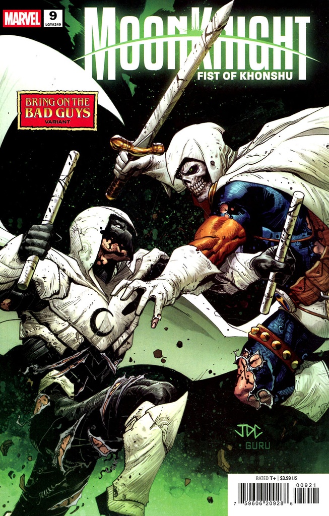 Moon Knight: Fist of Khonshu #9 (Joshua Cassara Bring on the Bad Guys Variant)