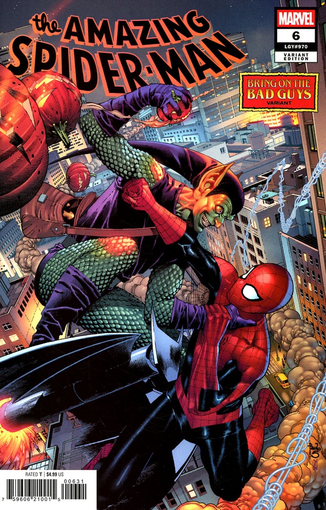 Amazing Spider-Man #6 (Paulo Siqueira Bring on the Bad Guys Variant)