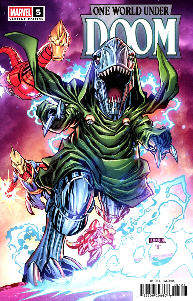 One World Under Doom #5 of 9 (Ken Lashley Doomasaur Variant)