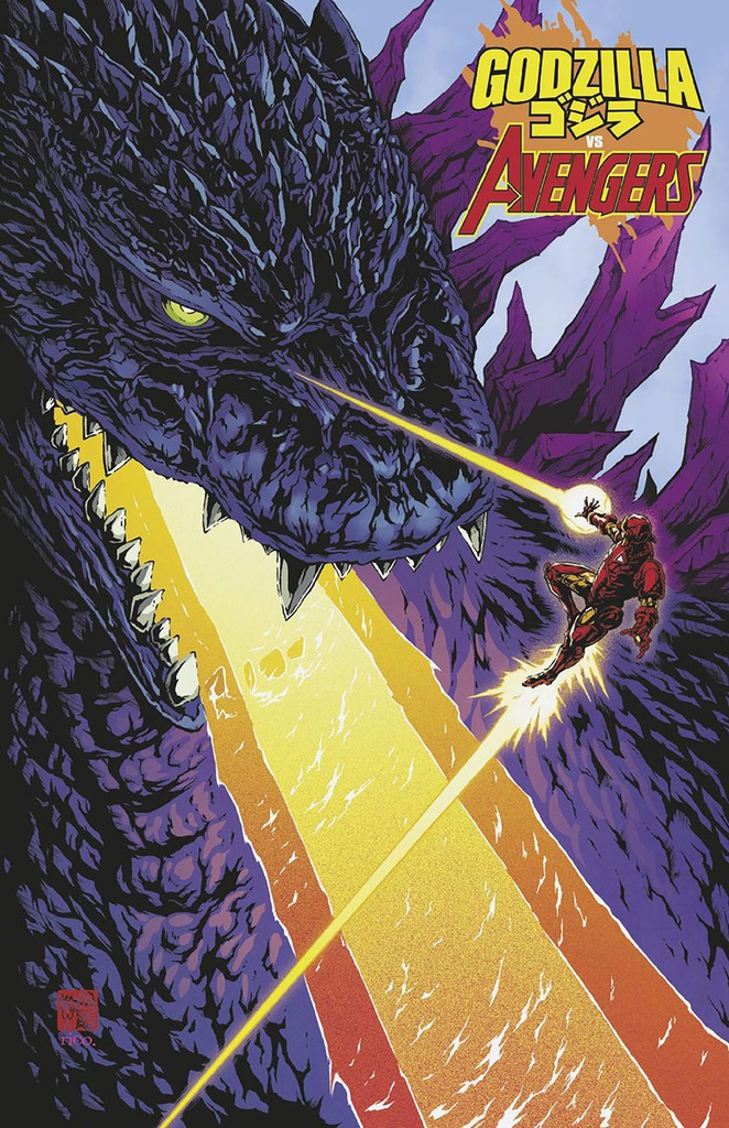 Godzilla vs. Avengers #1 (Takeshi Okazaki Foil Variant)
