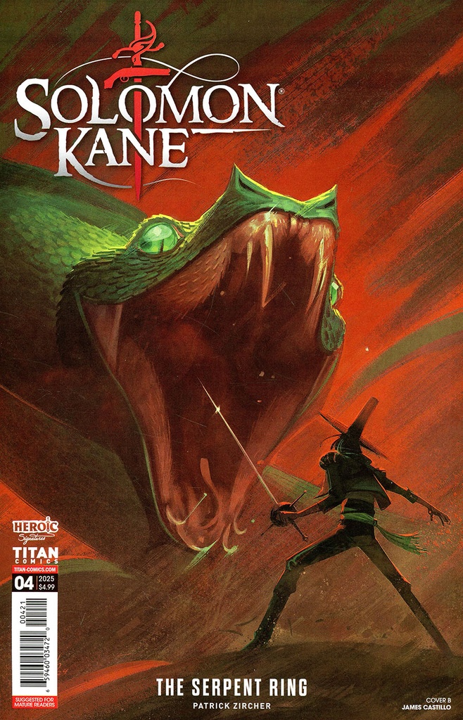 Solomon Kane: The Serpent Ring #4 (Cover B James Castillo)
