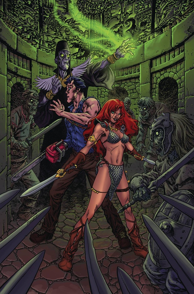 Red Sonja vs. The Army of Darkness #3 (Cover F Tom Raney Limited Virgin Variant)