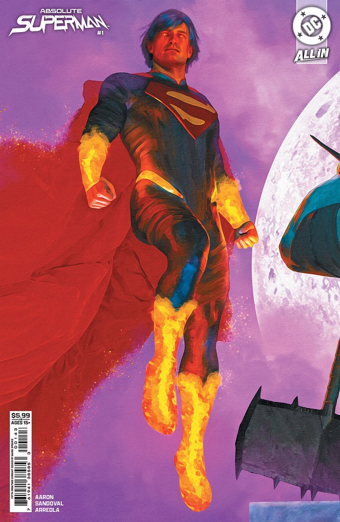 Absolute Superman #1 (5th Printing Cover B Mark Spears Card Stock Variant)