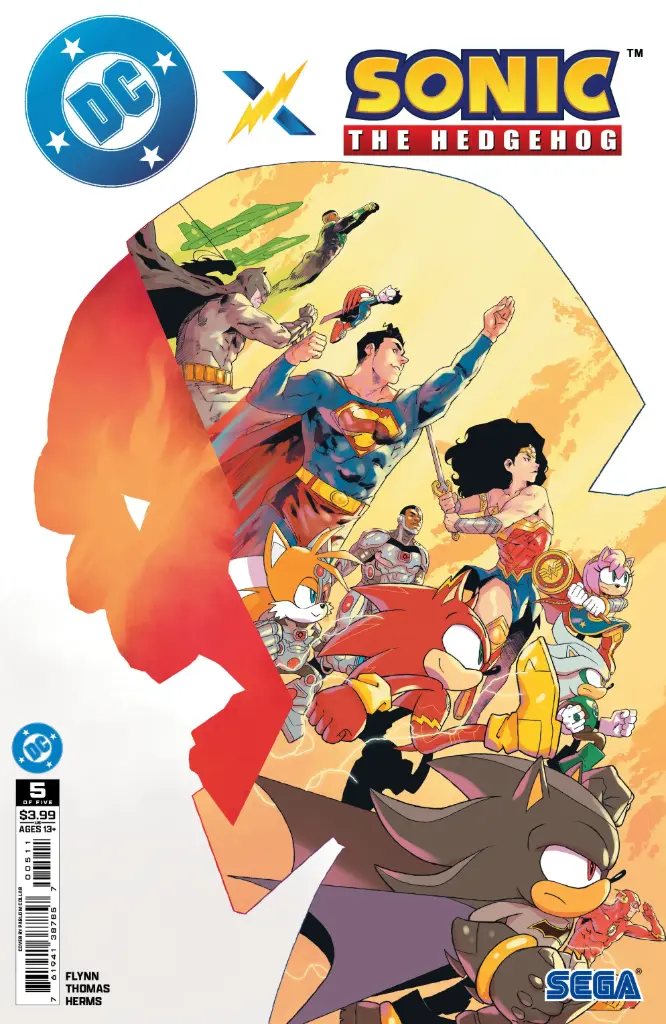DC x Sonic the Hedgehog #5 of 5 (Cover A Pablo M Collar)