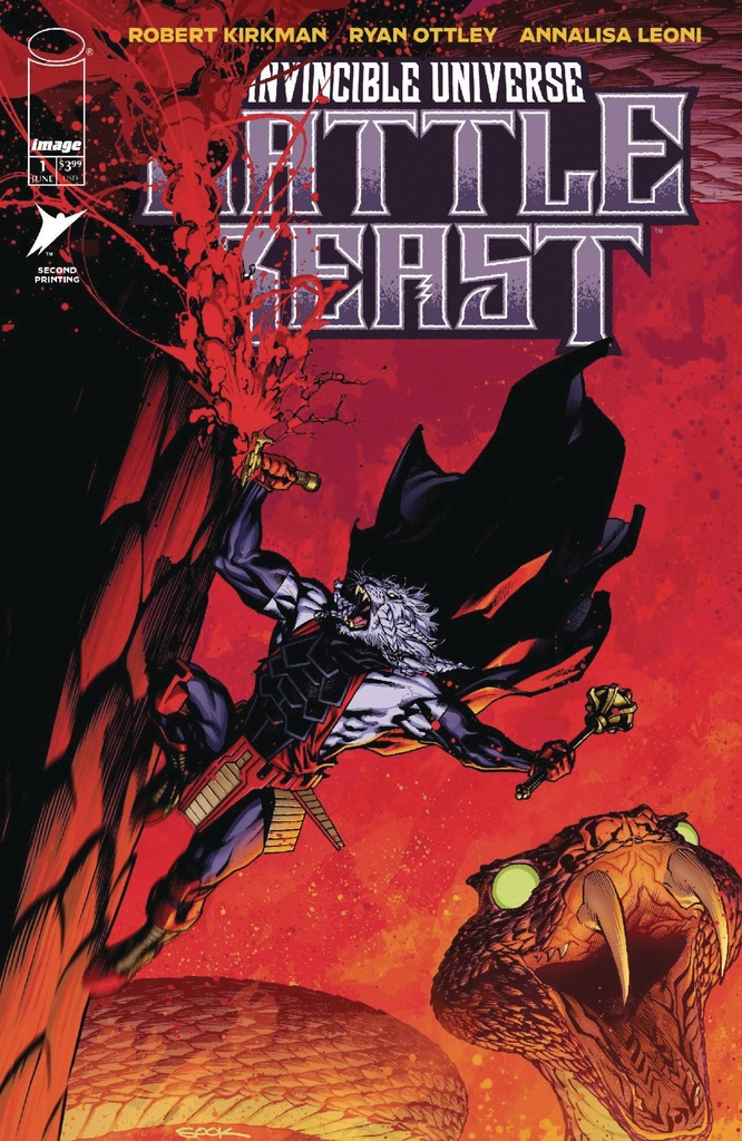 Invincible Universe: Battle Beast #1 (2nd Printing Cover C Ryan Sook)