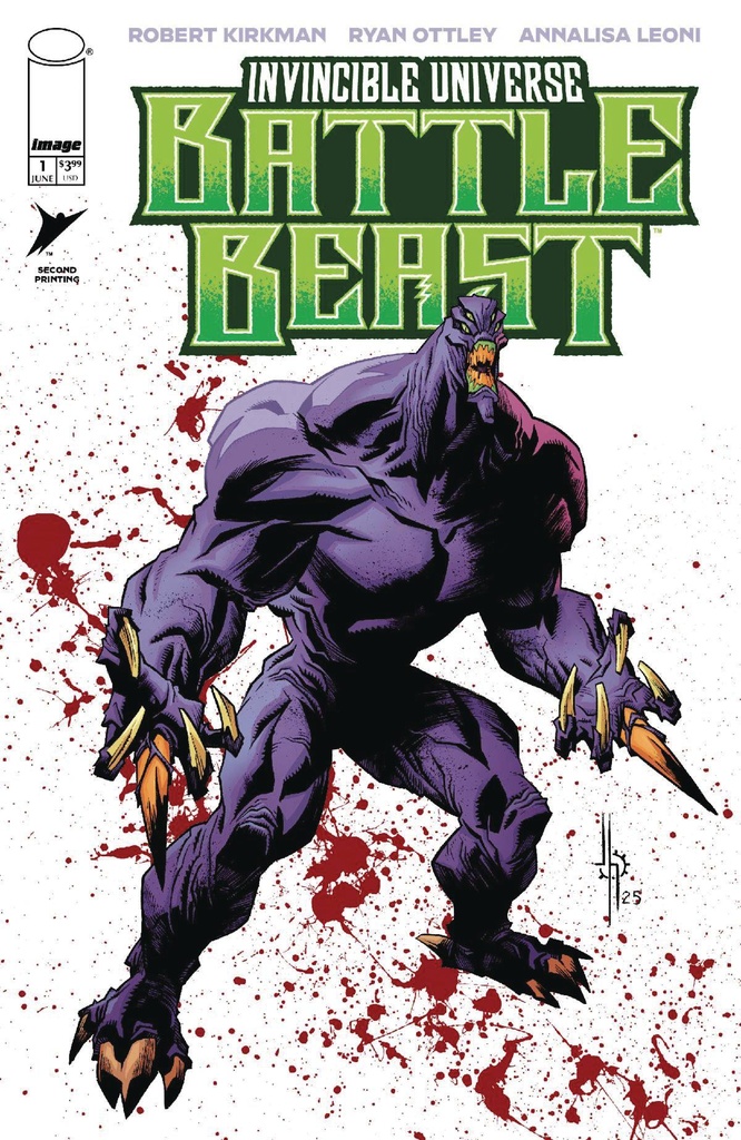 Invincible Universe: Battle Beast #1 (2nd Printing Cover B Jason Howard)