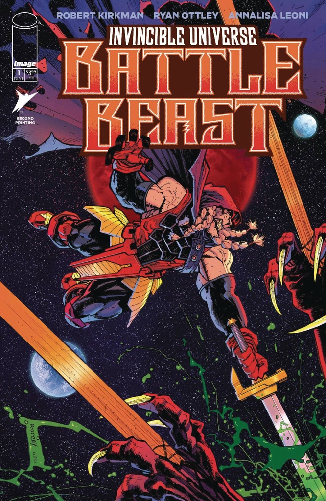 Invincible Universe: Battle Beast #1 (2nd Printing Cover A Ryan Ottley)