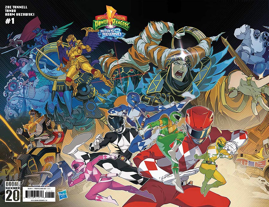 Mighty Morphin Power Rangers: Rita's Rewind #1 (Cover C Game Art Foil Virgin Variant)