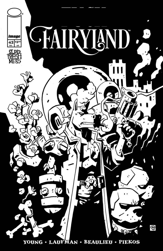 I Hate Fairyland #42 (Cover B Derek Laufman B&W Variant)