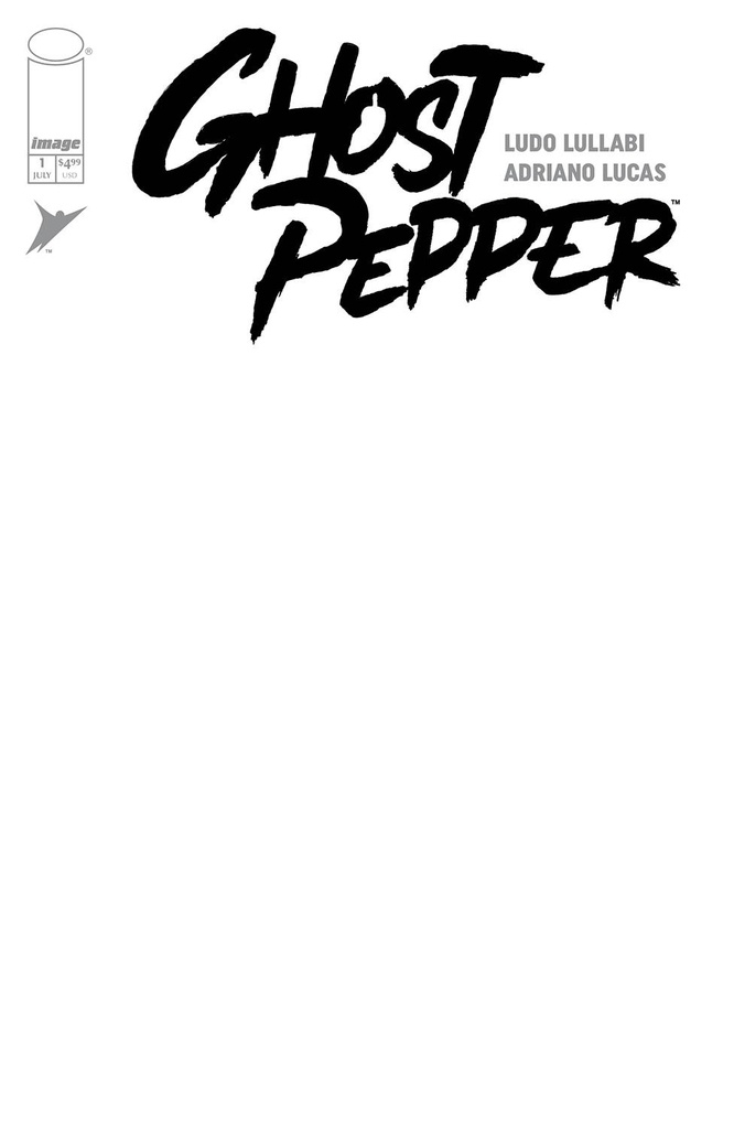 Ghost Pepper #1 (Cover G Blank Sketch Variant)