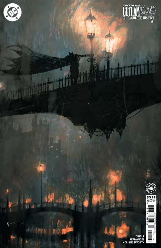 Batman: Gotham by Gaslight – A League for Justice #1 of 6 (Cover C Bill Sienkiewicz Card Stock Variant)