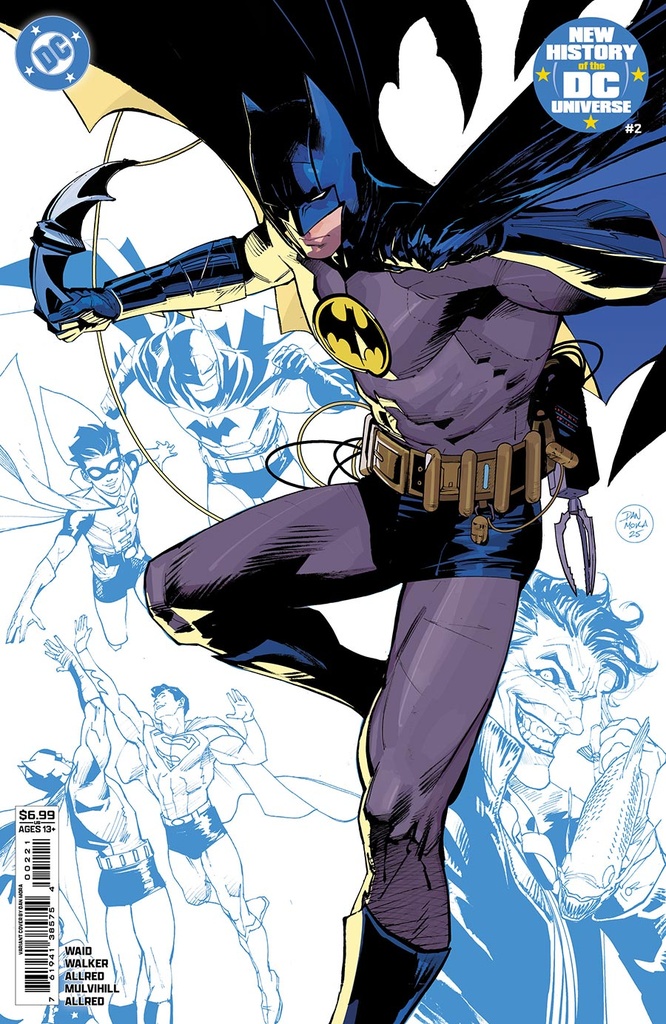 New History of the DC Universe #2 of 4 (Cover B Dan Mora Card Stock Variant)
