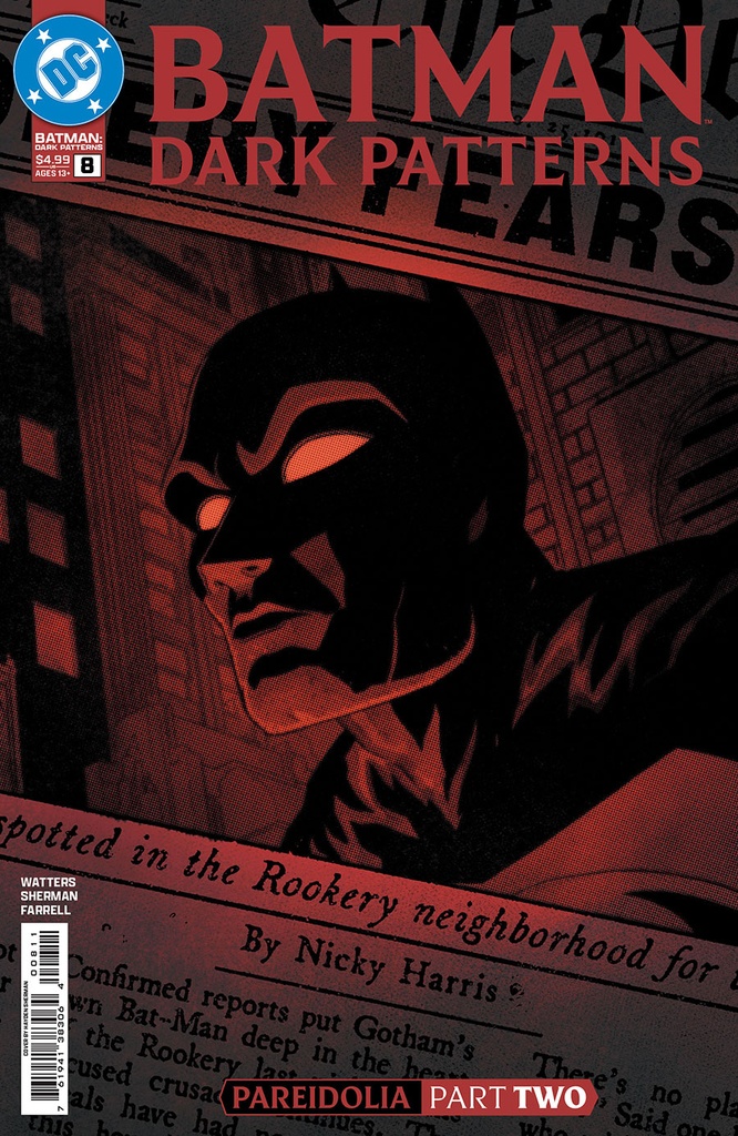 Batman: Dark Patterns #8 of 12 (Cover A Hayden Sherman)
