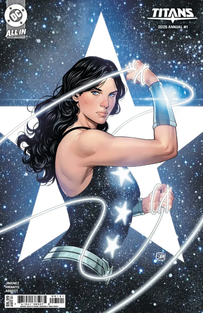 Titans 2025 Annual #1 (Cover B Daniel Sampere Card Stock Variant)