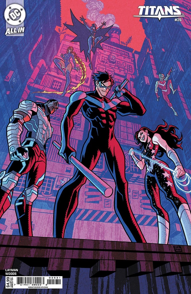 Titans #25 (Cover C Afu Chan Card Stock Variant)