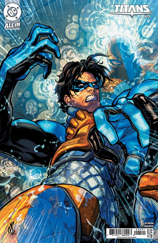 Titans #25 (Cover B Carlos Danda Card Stock Variant)