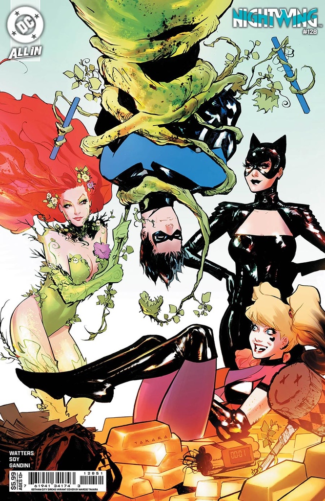 Nightwing #128 (Cover D Marcio Takara Gotham City Sirens Card Stock Variant)