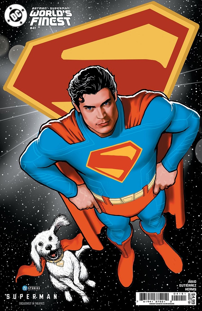 Batman/Superman: Worlds Finest #41 (Cover D Kevin Maguire Superman Movie Card Stock Variant)
