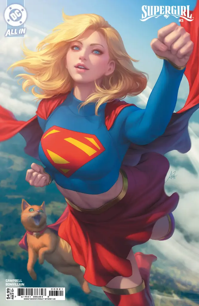 Supergirl #3 (Cover B Stanley Artgerm Lau Card Stock Variant)