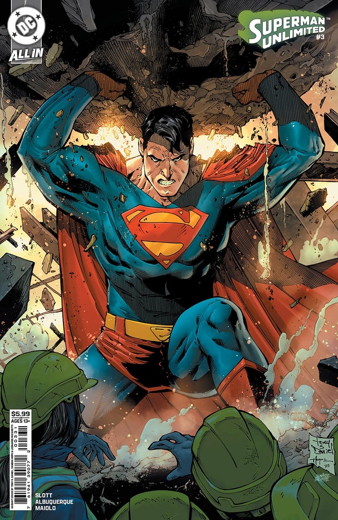 Superman Unlimited #3 (Cover C Tony S Daniel Card Stock Variant)
