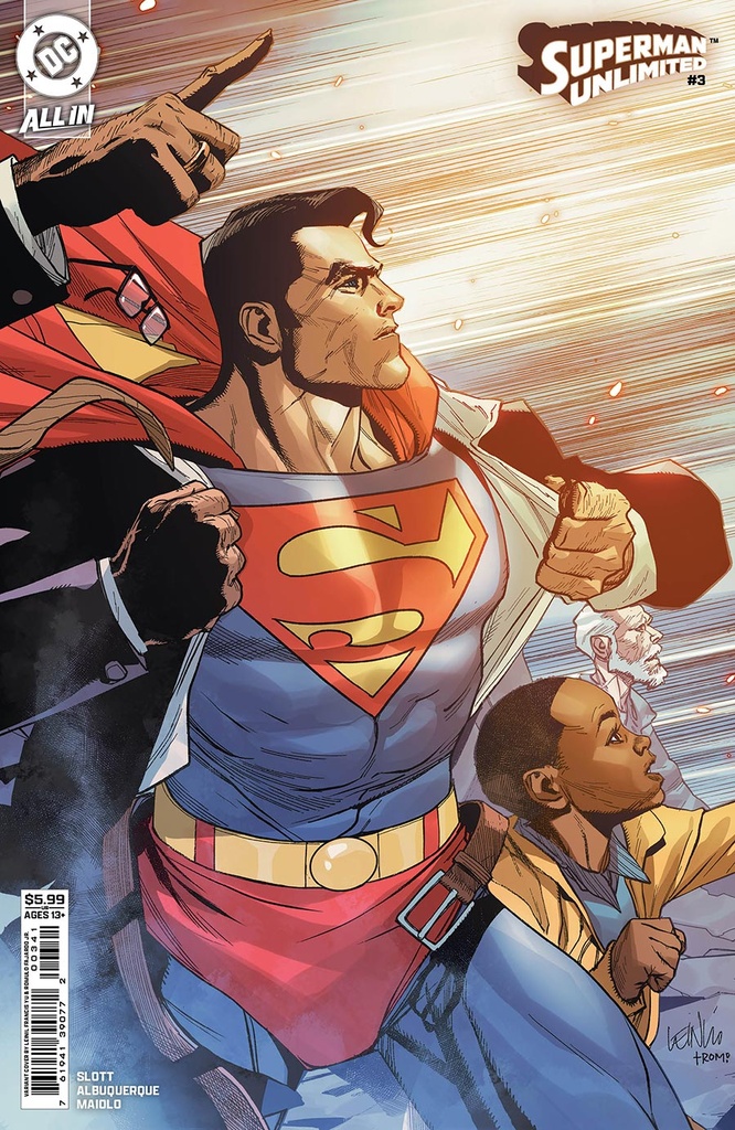 Superman Unlimited #3 (Cover B Leinil Francis Yu Card Stock Variant)