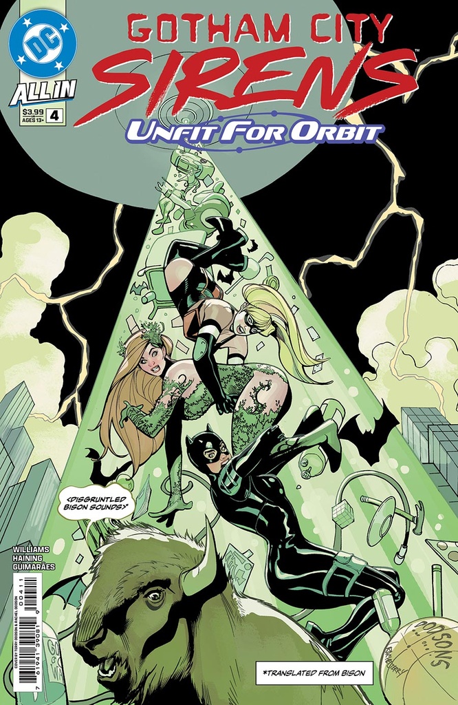 Gotham City Sirens: Unfit for Orbit #4 of 5 (Cover A Terry Dodson & Rachel Dodson)