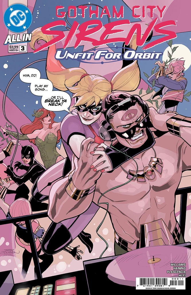 Gotham City Sirens: Unfit for Orbit #3 of 5 (Cover A Terry Dodson & Rachel Dodson)