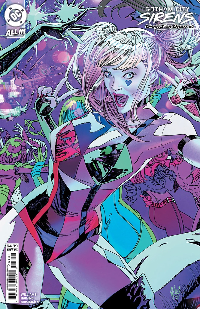 Gotham City Sirens: Unfit for Orbit #2 of 5 (Cover C Guillem March Connecting Card Stock Variant)